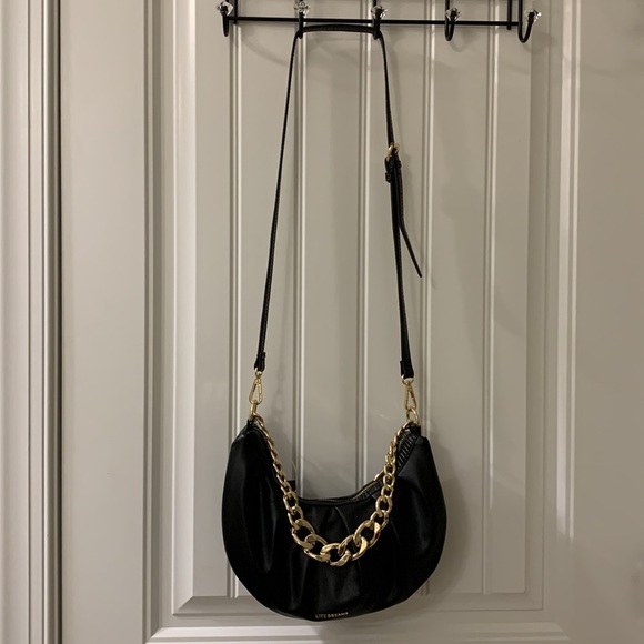 Black Soft Leather Crossbody - Picture 3 of 16